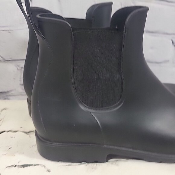 Asgard Boots Womens Size 11 Black Chelsea Rain Ankle Waterproof Slip On Rubber - Picture 6 of 10